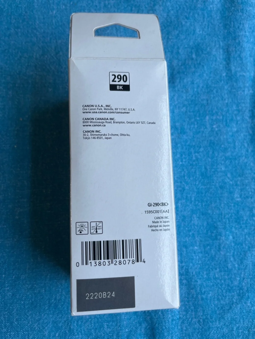 2 Canon Black Ink 135ml Unopened Bottles